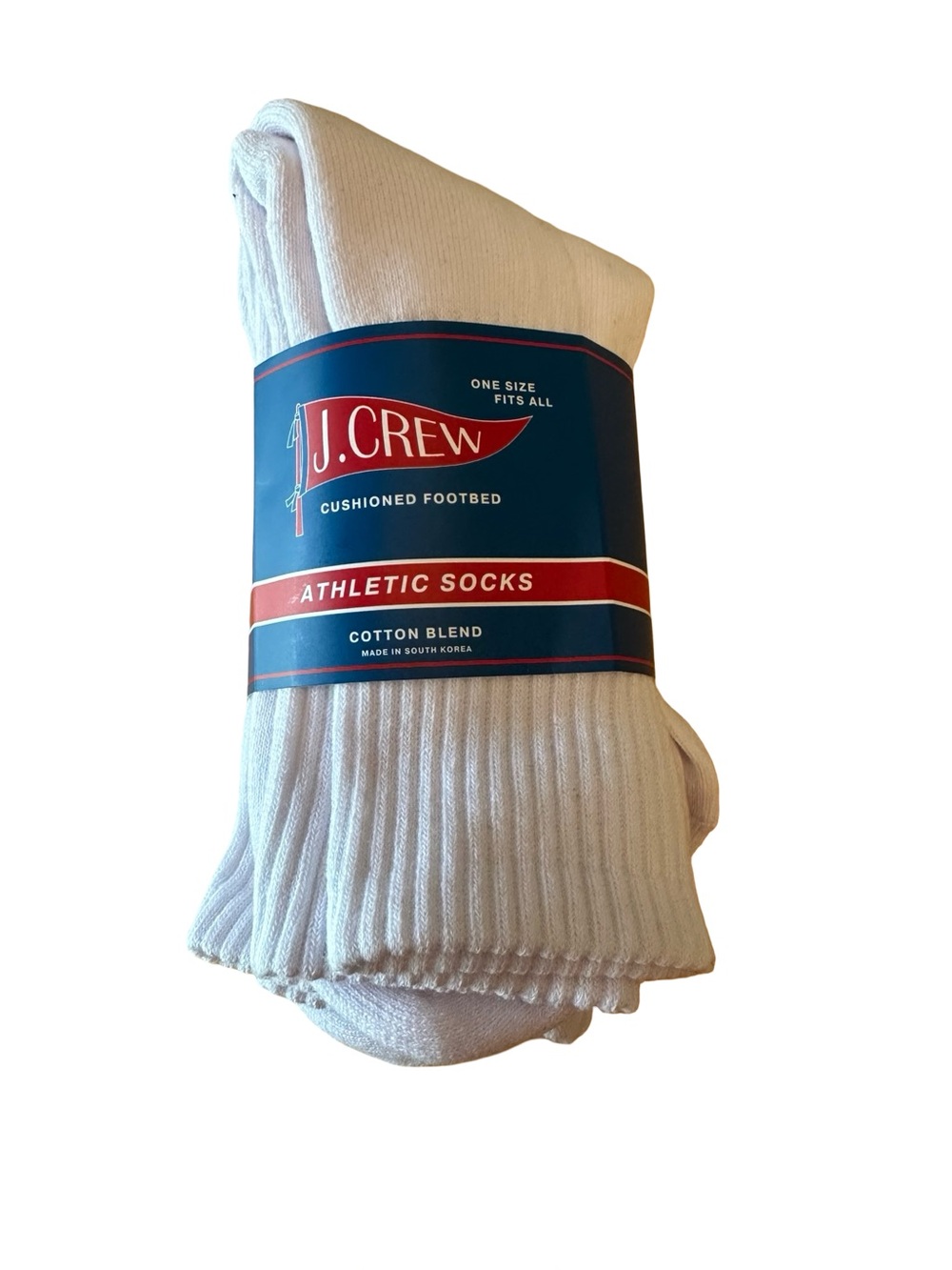 J.Crew Athletic Socks, Three Pairs One Size